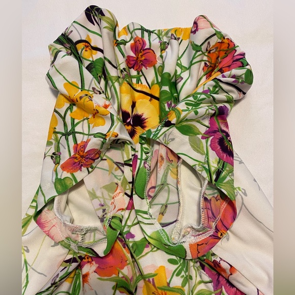 Lauren Ralph Lauren Dress size 8 floral with cap sleeves - Picture 5 of 8